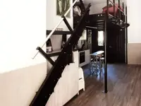 Scala salvaspazio per soppalchi 45°