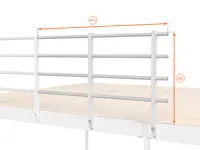 BALAUSTRA A 4 CORRIMANI ALTEZZA cm 100