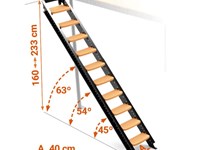 Scala Laterale da 45° a 63°