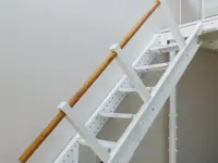 Scala salvaspazio per soppalchi 45°