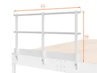 BALAUSTRA CON FERMAPIEDE ALTEZZA cm 110