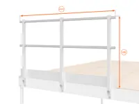 BALAUSTRA CON FERMAPIEDE ALTEZZA cm 110