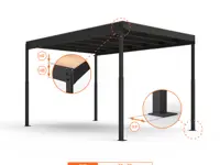 SOPPALCO IN ACCIAIO TL20 NERO CON SCALA COMODA