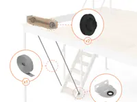 KIT ELEVAZIONE ELETTRICA PER SOPPALCO