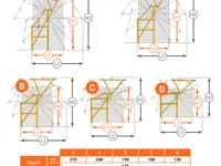 Barriera basculante di sicurezza per carico e scarico pallet