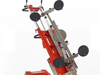 Carrello Elettrico Saliscale Cingolato per Vetri