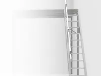 Scala salvaspazio per soppalchi 45°