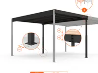 SOPPALCO IN ACCIAIO TL20 NERO CON SCALA COMODA