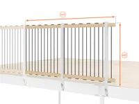 BALAUSTRA  IN CORDA ALTEZZA cm 100