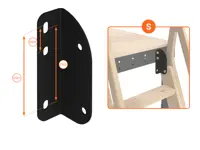 SOPPALCO IN ACCIAIO TS8 SCALA LEGNO