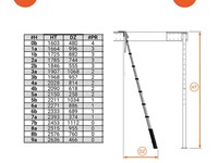 Scala retrattile per soppalchi MINILOFT