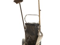 Carrello in alluminio per rifiuti