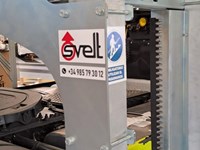 Piattaforma in alluminio e acciaio per camion