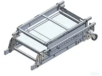 Piattaforma telescopica per vani ascensore