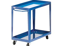 Carrello porta attrezzi a 2 ripiani 80x45