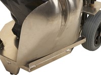 Carrello in alluminio per rifiuti
