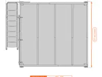 SOPPALCO IN ACCIAIO TS8 LOFTBED