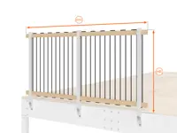 BALAUSTRA  IN CORDA ALTEZZA cm 100