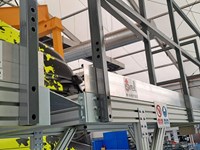 Piattaforma in alluminio e acciaio per camion