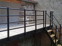 BALAUSTRA A 4 CORRIMANI ALTEZZA cm 100