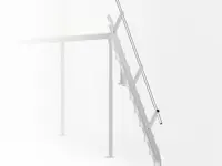 Scala salvaspazio per soppalchi 45°