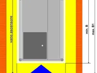 Trabattello per vani ascensore