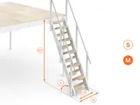 Scala Gradini Alternati 62°