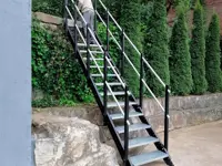 Scala Comoda 42° Gradini in Acciaio