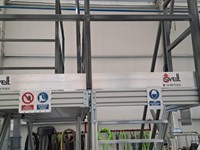 Piattaforma in alluminio e acciaio per camion