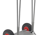 Carrello in acciaio per rifiuti