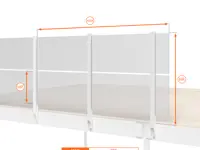 BALAUSTRA A PANNELLI ALTEZZA cm 100