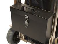 Carrello in alluminio per rifiuti