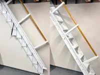 Scala salvaspazio per soppalchi 45°