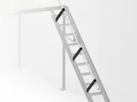 Scala salvaspazio per soppalchi 45°