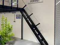 Scala salvaspazio per soppalchi 45°