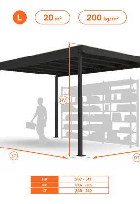 SOPPALCO IN ACCIAIO TL20