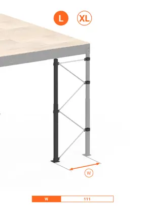 KIT DI RINFORZO E STABILITA' ZIG ZAG