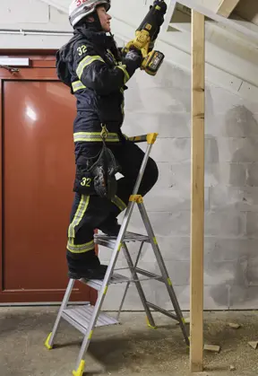 Viking Pro per Vigili del... - Scaletta Professionale sottilissima in alluminio...
