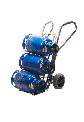 Carrello Alluminio porta bombole