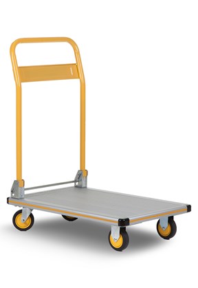 Carrello pieghevole con pianale ruote antiforatura portata 350 kg - RAJA