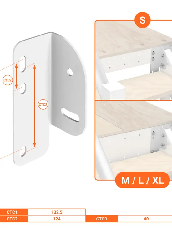 SOPPALCO IN ACCIAIO TS8 LOFTBED