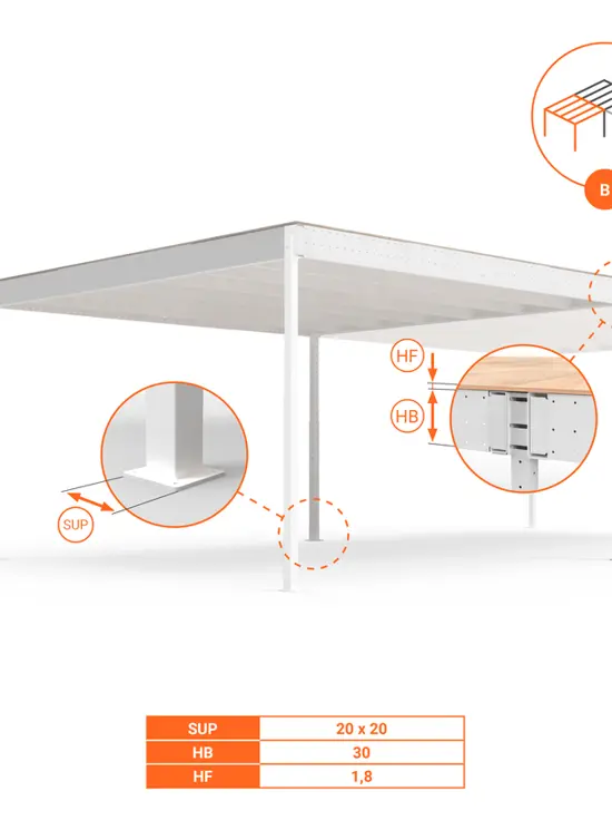 SOPPALCO IN ACCIAIO TL30