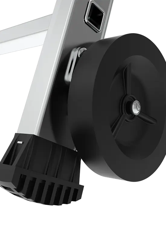 Scala aerea telescopica da appoggio