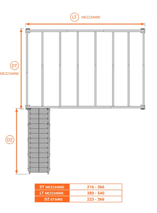 SOPPALCO IN ACCIAIO TL20 NERO CON SCALA COMODA