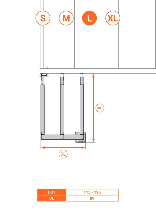 SOPPALCO IN ACCIAIO TL23