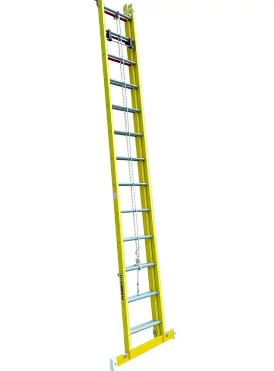 V2FC Scala con fune a 2 tronchi 100% vetroresina
