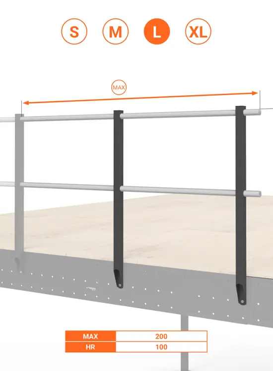 BALAUSTRA ALTEZZA cm 100