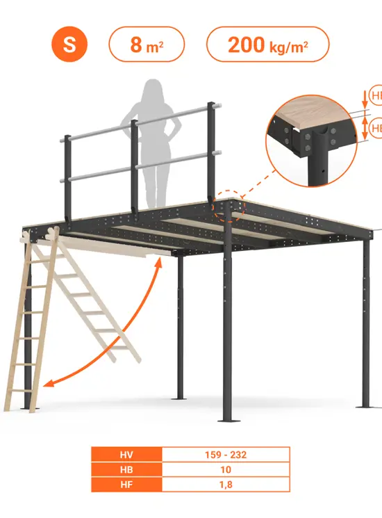 SOPPALCO IN ACCIAIO TS8