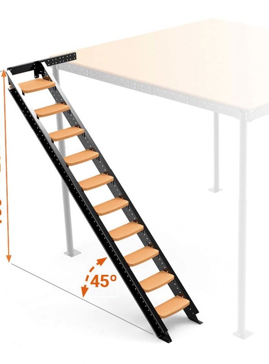 Scala Laterale da 45° a 63°