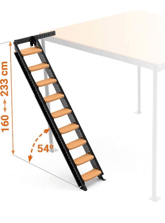 Scala Laterale da 45° a 63°